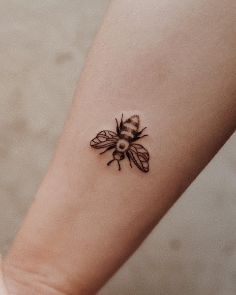 Bee Wrist Tattoo