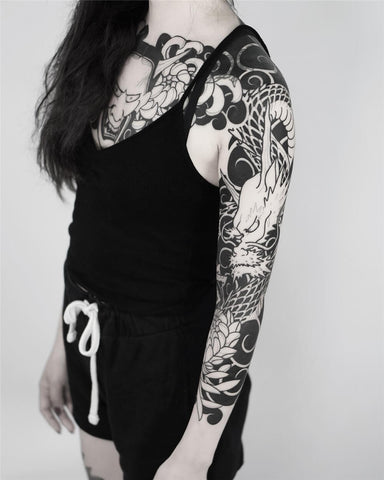 Black Sleeve Tattoo