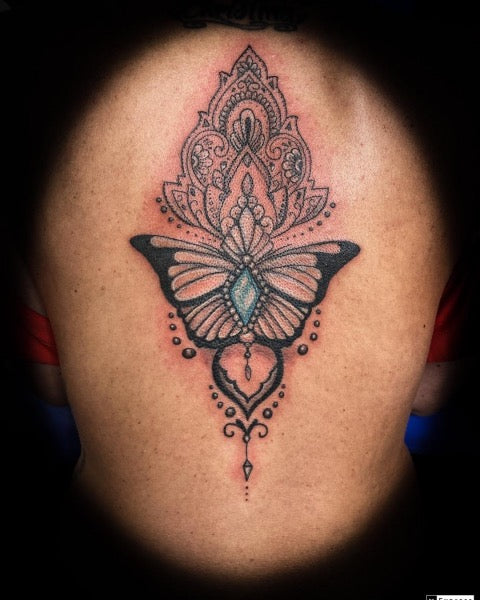 Butterfly Mandala Tattoo