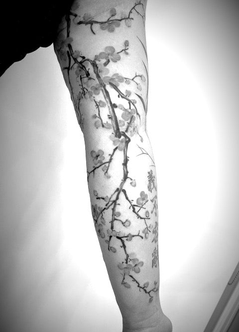 Cherry Blossom Tattoo Sleeve