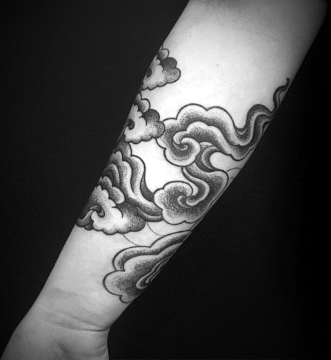 Cloud Tattoo Sleeve