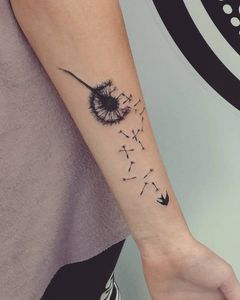 Dandelion Wrist Tattoos