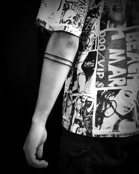 Double Armband Tattoo