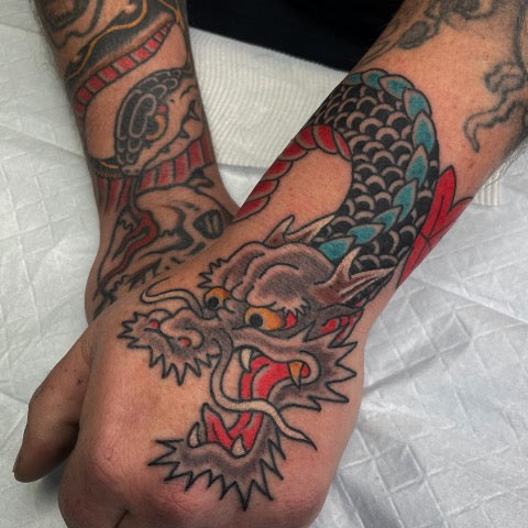 Dragon Hand Tattoo