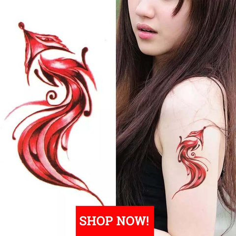 fox temporary tattoo