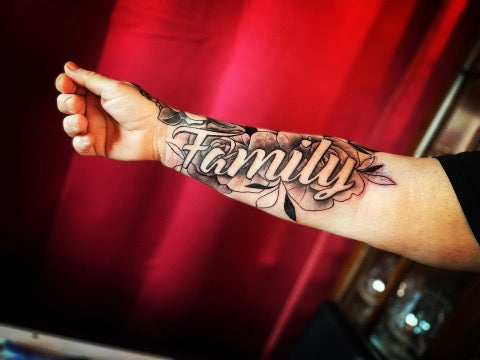 Family Rose Tattoo