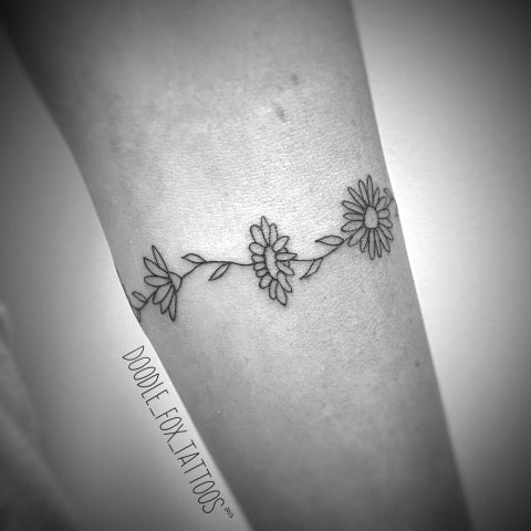 Floral Armband Tattoo