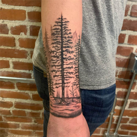 tree Sleeve tattoo
