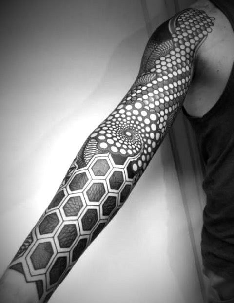 Geometric Tattoo Sleeve