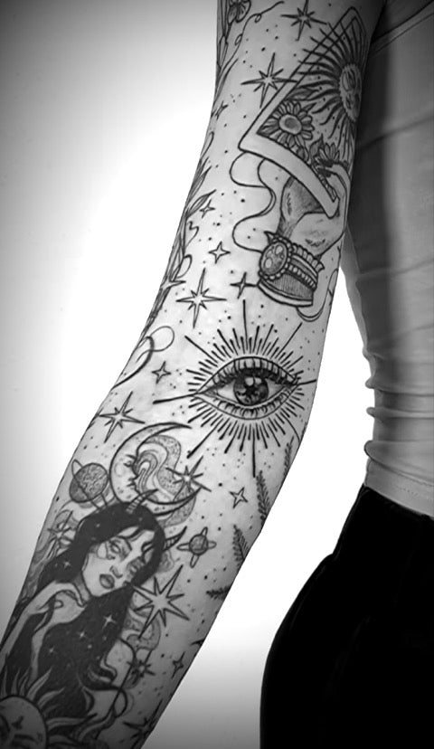 Goth Sleeve Tattoo