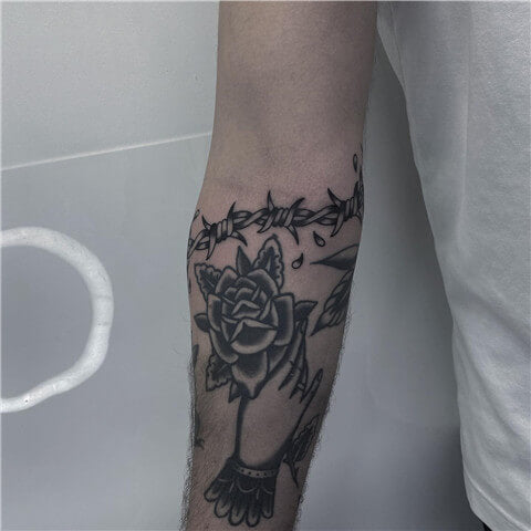 Gothic Patchwork Tattoo