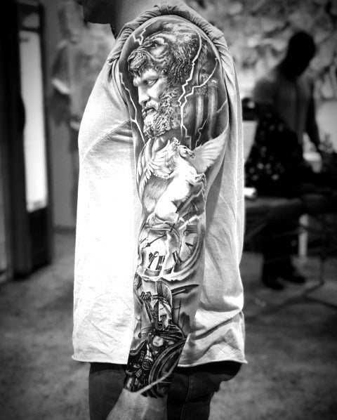 Greek Mythology Tattoo Sleeve