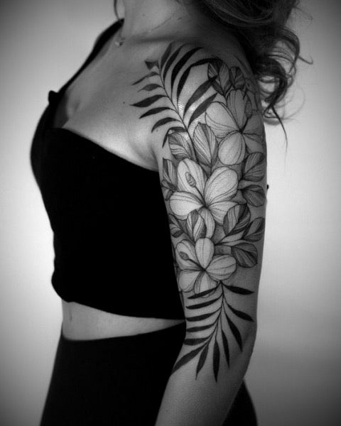 Hawaiian Sleeve Tattoo