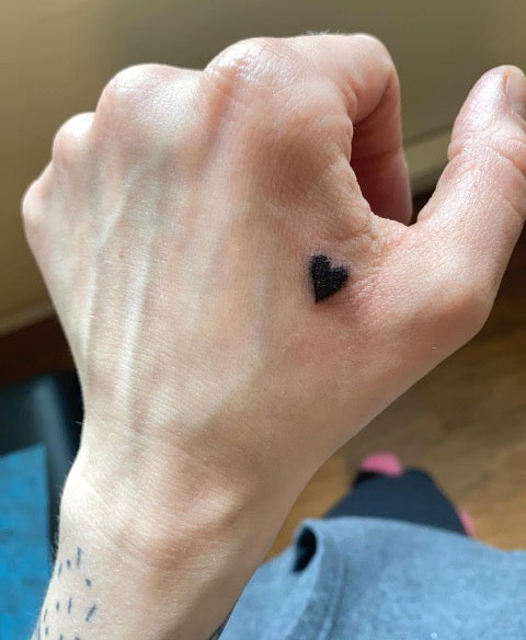 Heart Hand Tattoo