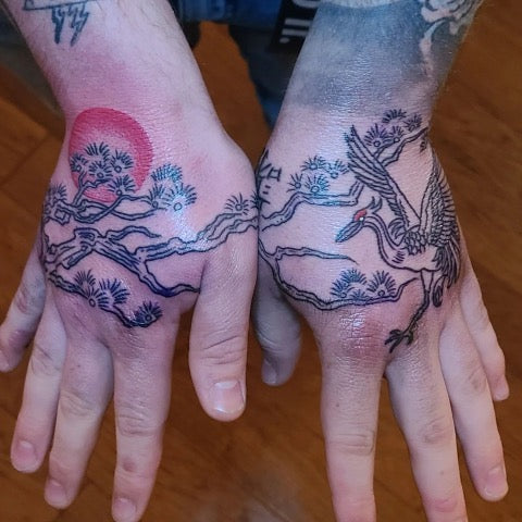 Japanese Hand Tattoo