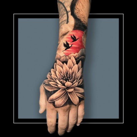 Japanese Hand Tattoo