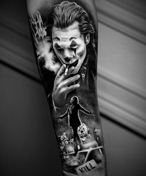 Joker Tattoo Sleeve