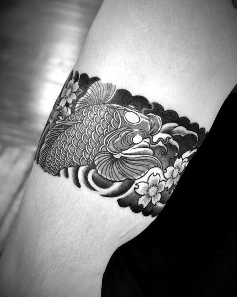 Koi Fish Armband Tattoo