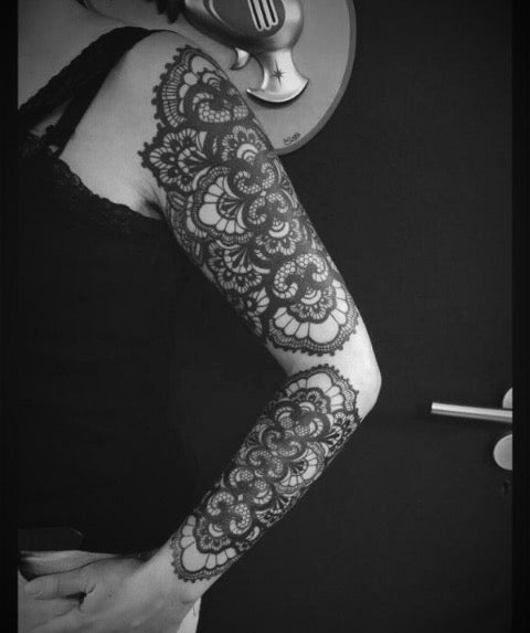 Lace Sleeve Tattoo