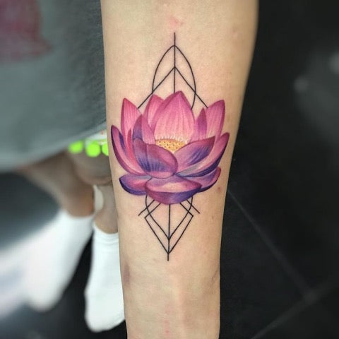 Lotus Arm Tattoo