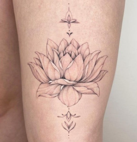 Lotus Tattoo Man