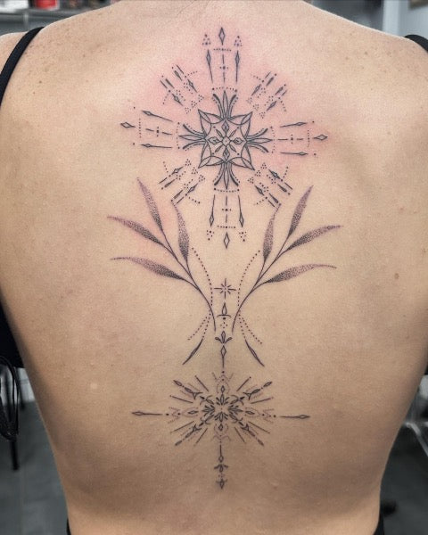 Mandala Back Tattoo