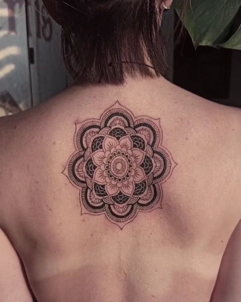 Mandala Back Tattoo