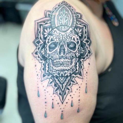 Mandala Skull Tattoo