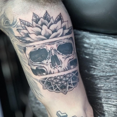 Mandala Skull Tattoo