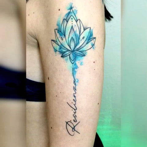 Mandala Tattoo in Watercolor