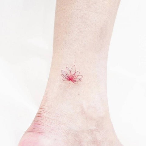 Minimalist Lotus Tattoo