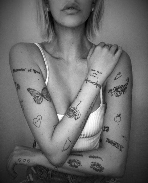 Minimalist Tattoo Sleeve
