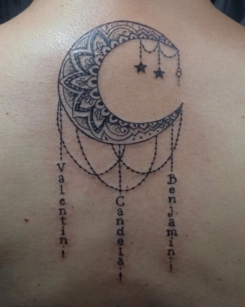 Moon Mandala Tattoo