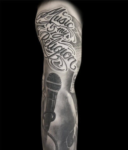 Music Sleeve Tattoo