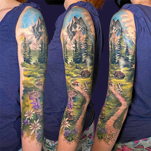 Nature Sleeve Tattoo