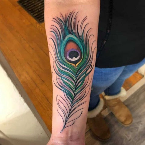 Peacock Feather Tattoo