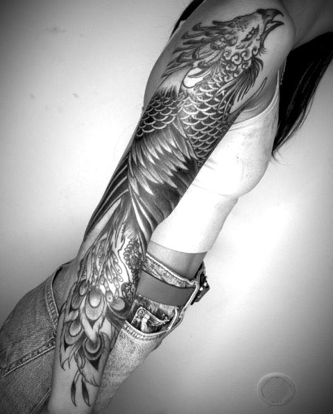 Phoenix Tattoo Sleeve