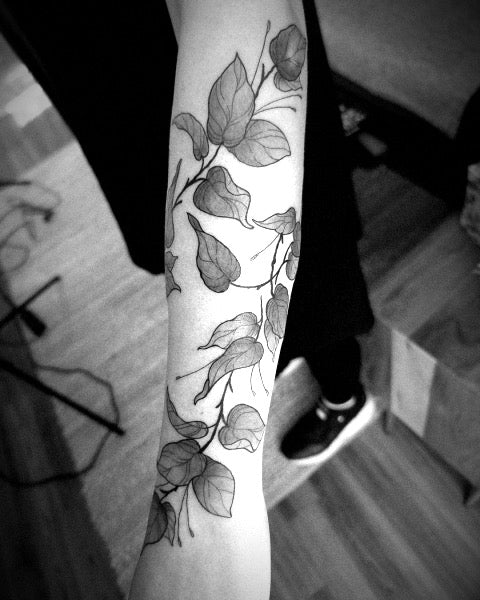 Plant Sleeve Tattoo