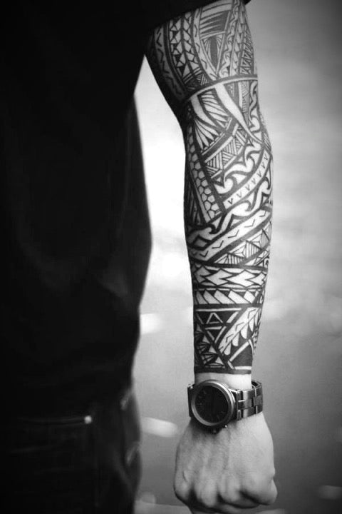 Polynesian Tattoo Sleeve