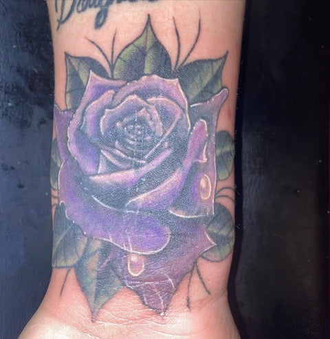 Purple Rose Tattoo