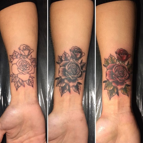 Rose Forearm Tattoo