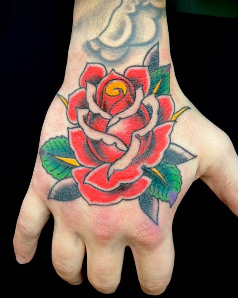 Rose Hand Tattoo