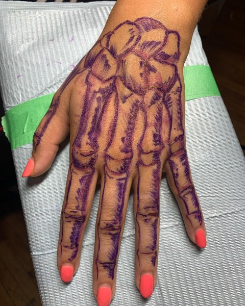 Skeleton Hand Tattoo