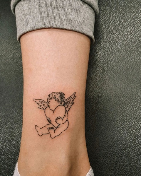 Small Angel Tattoos