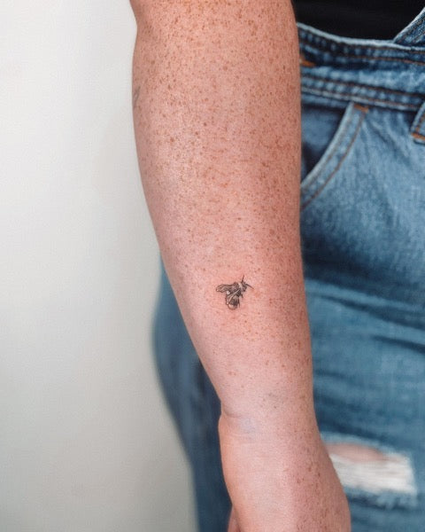 Small Bee Tattoo