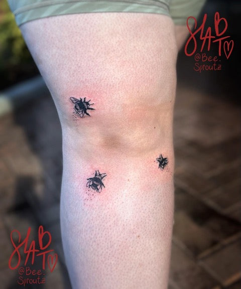 Small Bee Tattoo