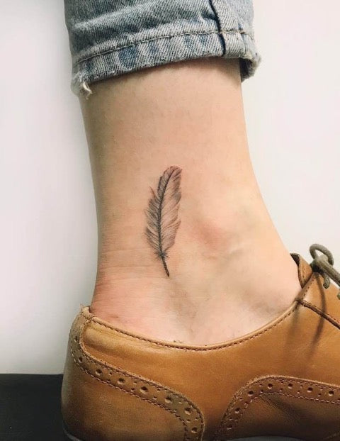 Small Feather Tattoo