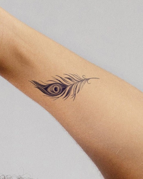 Small Feather Tattoo