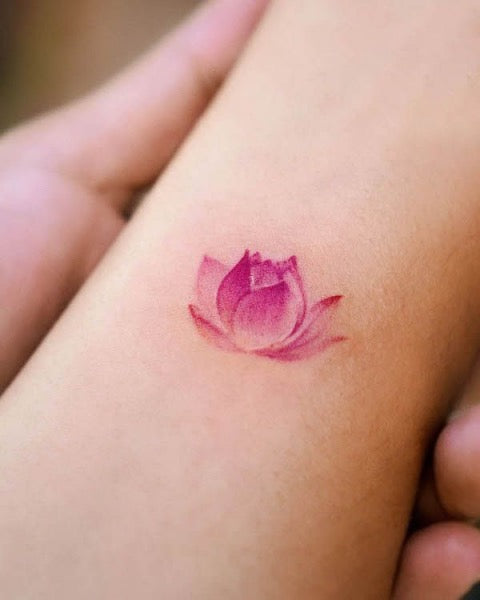 Small Lotus Flower Tattoo