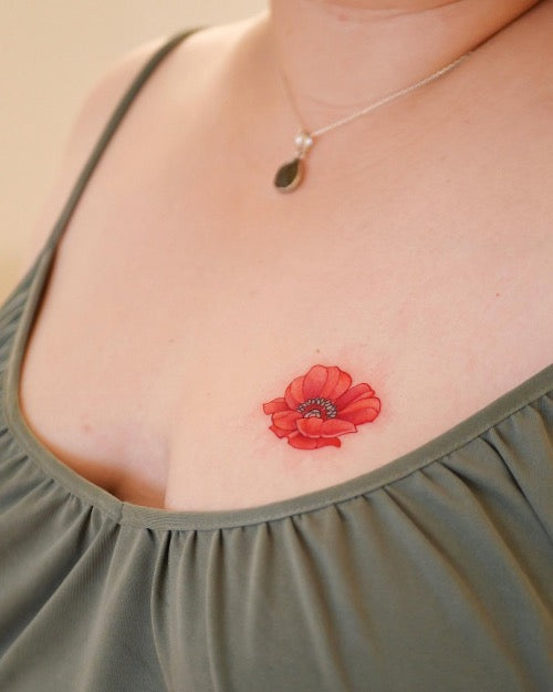 Small Poppy Tattoos